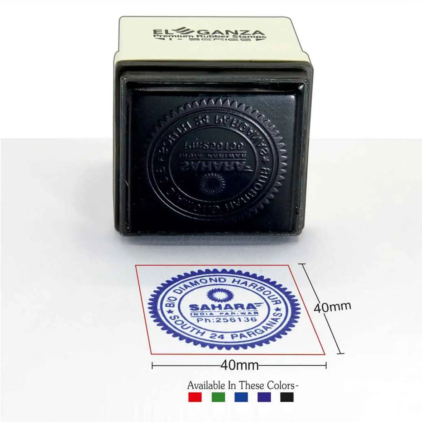 High-tech Made to Order Pre-Inked Round Stamp